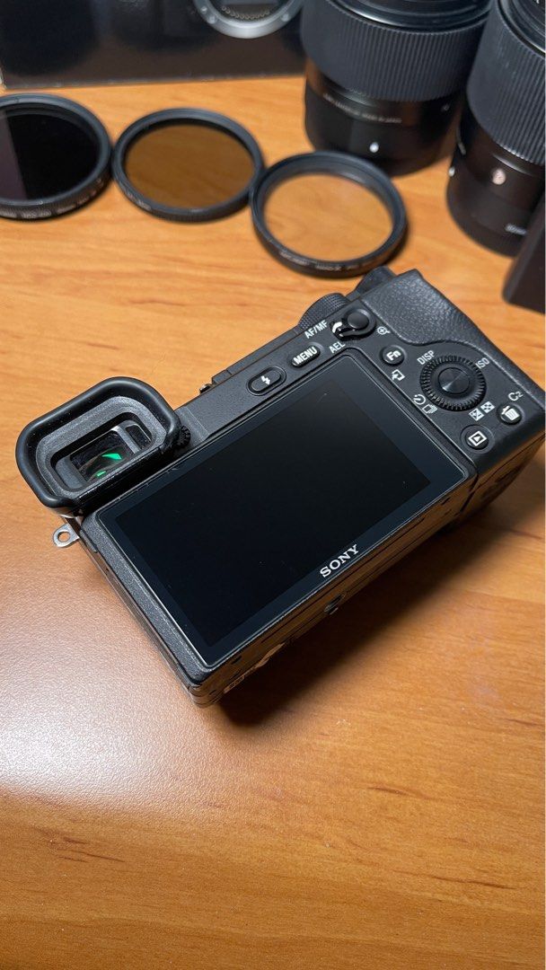 Sony A6400 with 3 Sigma Lenses, Photography, Cameras on Carousell