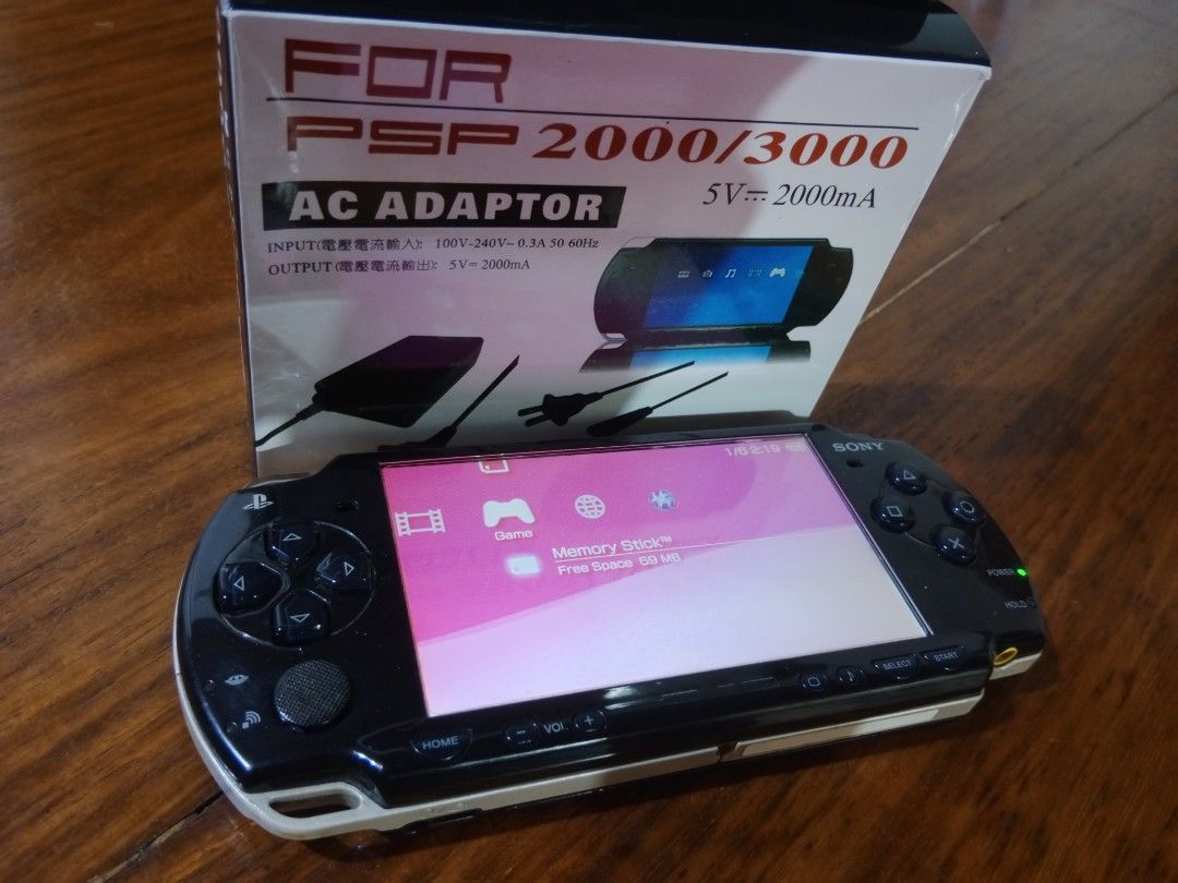 SONY PSP 2000 (black), Video Gaming, Video Games, PlayStation on Carousell