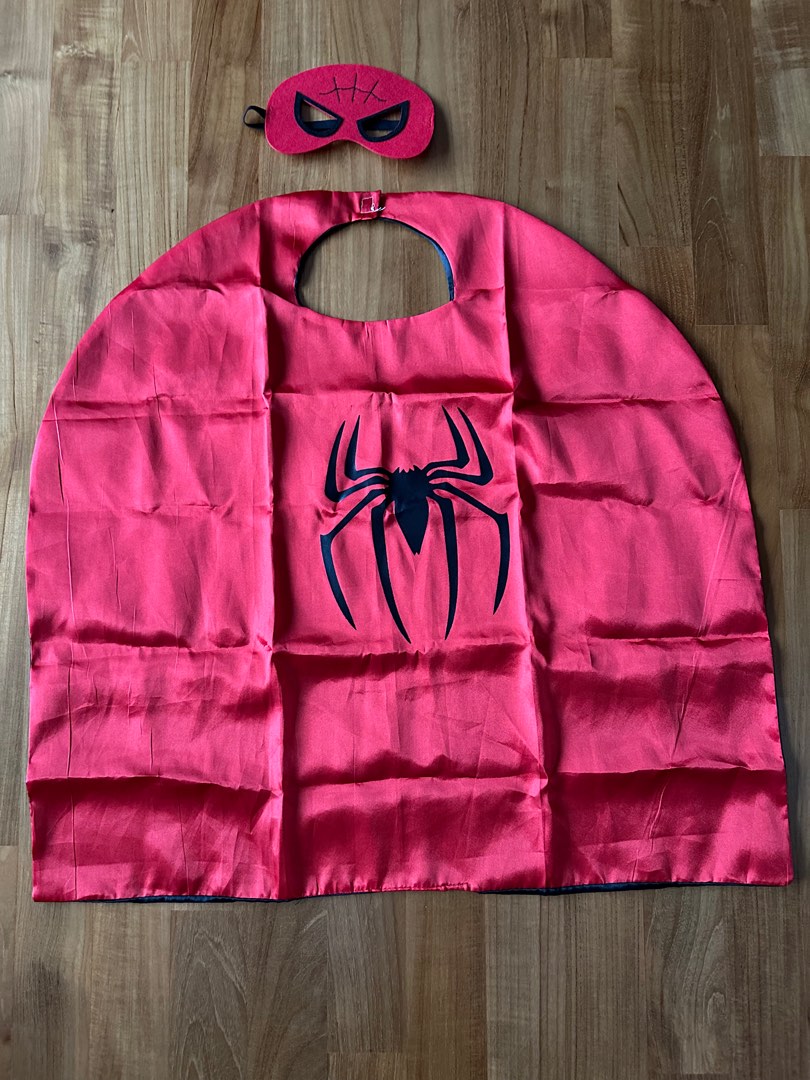 Spiderman Cape and mask, Babies & Kids, Babies & Kids Fashion on Carousell