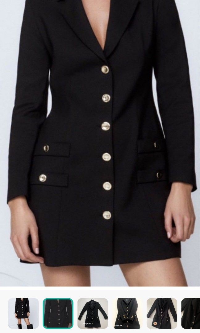 Tuxedo dress zara shop