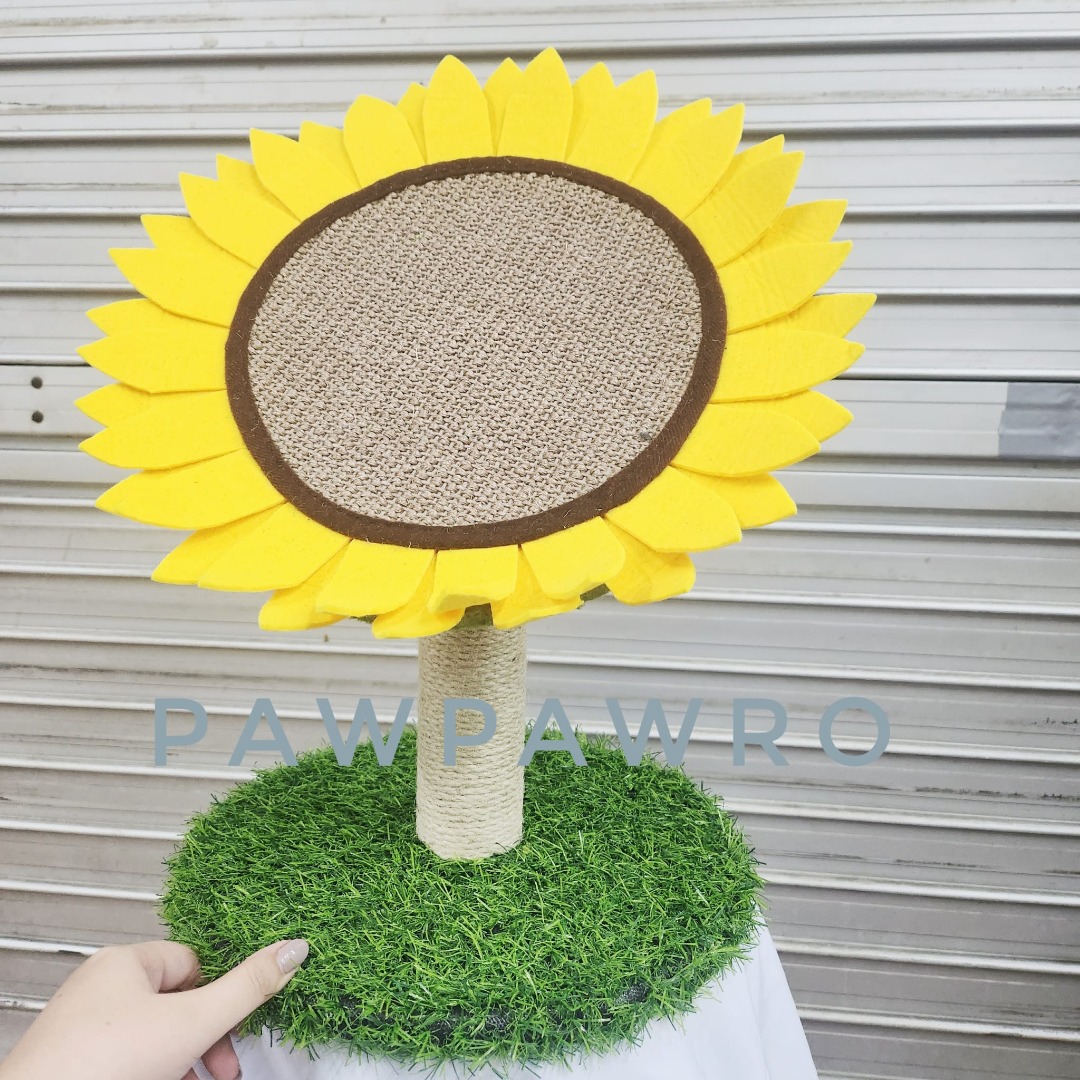 Sunflower Cat Scratching Pole Scratching Mat post, Pet Supplies, Homes & Other Pet Accessories