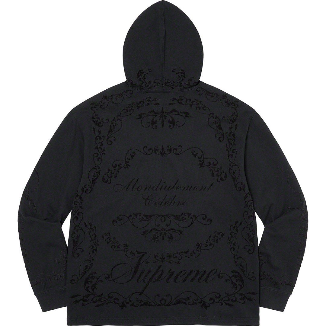 SUPREME CELEBR HOODED L S TOP Men s Fashion Tops Sets