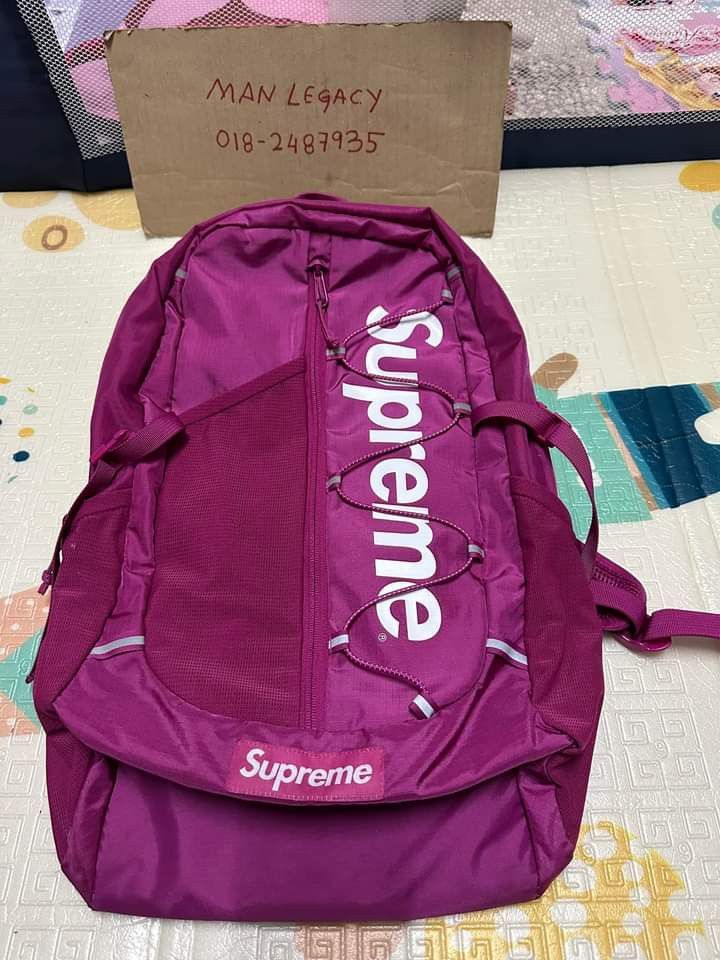 Supreme ss17 magenta clearance backpack