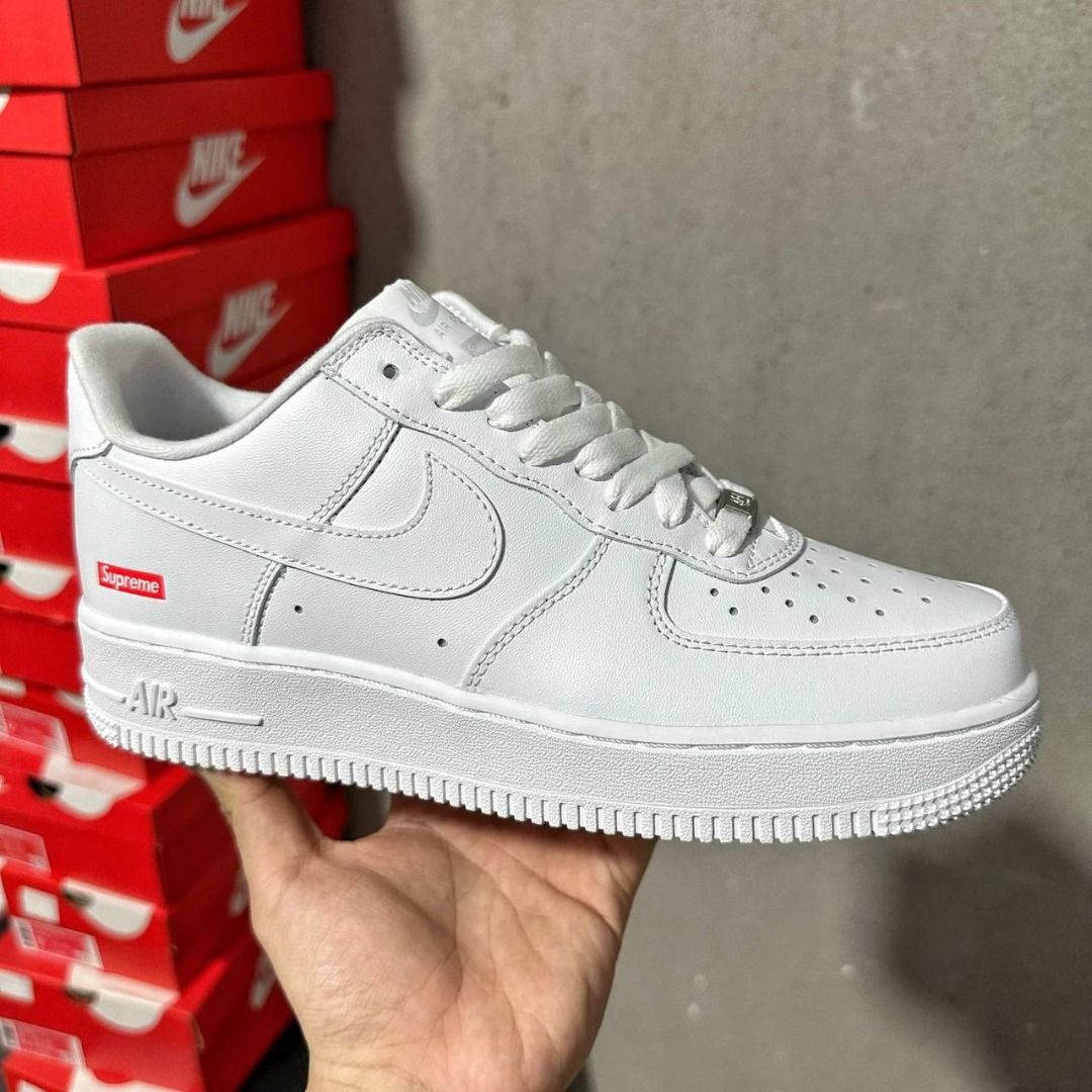 Supreme x Nike Air Force 1 Low 'Box Logo - White' cu9225-100 - Size 11