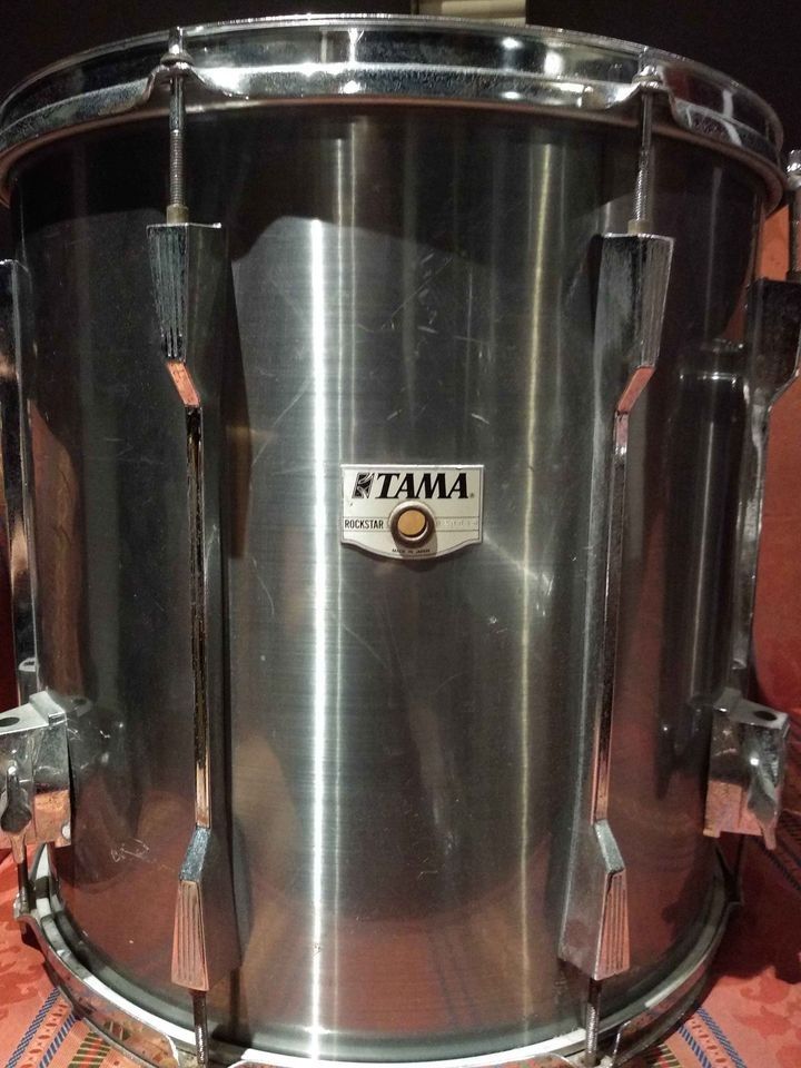 Tama Drumset 24 inch Granstar bass drum + Rockstar toms, Vintage Made