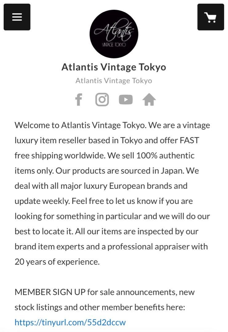 Atlantis Vintage Tokyo