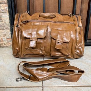 Tas minggat coklat kulit oscar