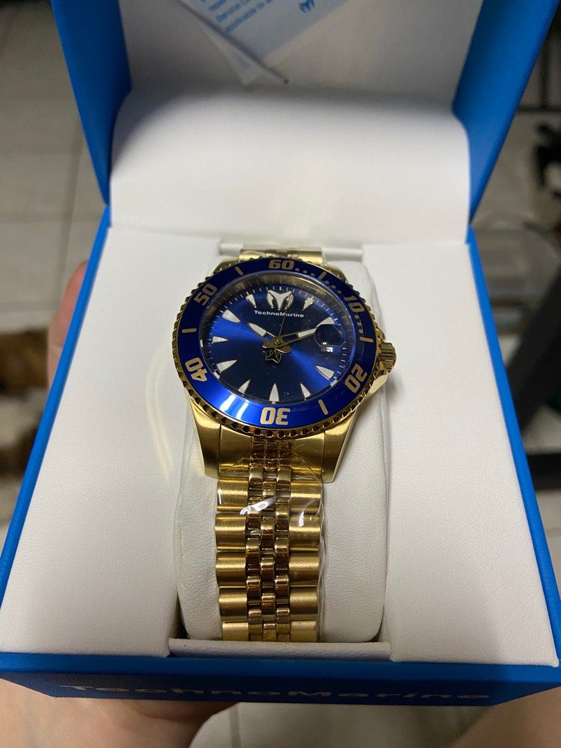TechnoMarine brandnew (Category: Luxury Watches) located in Manila. Submitted by mtbtx (Listing ID 1218539844, Image 2). Description: ❗️Basa basa ren po ng description! Para di na po maulit yung mga itatanong❗️ -original -got it from states -flawless -NO LAST PRICE! (Manila area, Near UST) ❗️MOP: Gcash/Paymaya ONLY. ❗️ Dm for more pics! Or other inquiries :) .