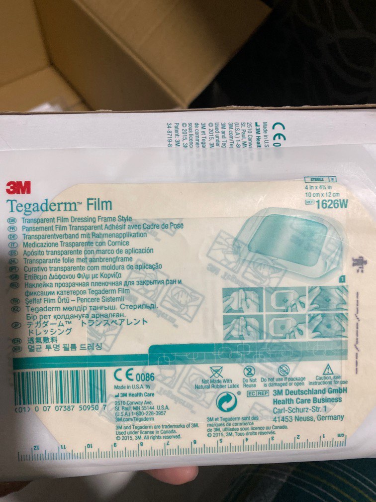 Tegaderm Film 1626W, Health & Nutrition, Medical Supplies & Tools on