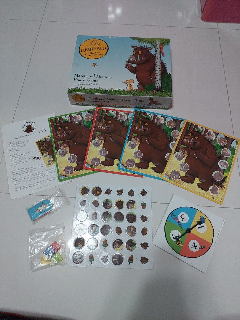 The Gruffalo Match & Memory Board Game, Hobbies & Toys, Toys & Games on