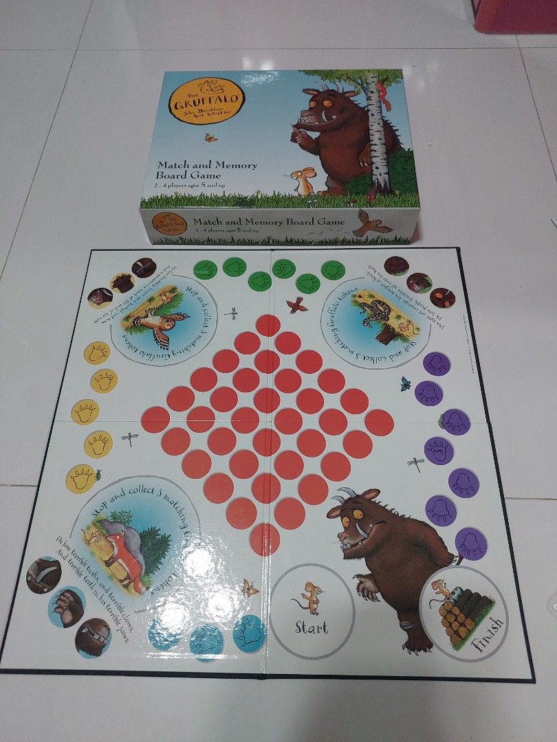 The Gruffalo Match & Memory Board Game, Hobbies & Toys, Toys & Games on Carousell