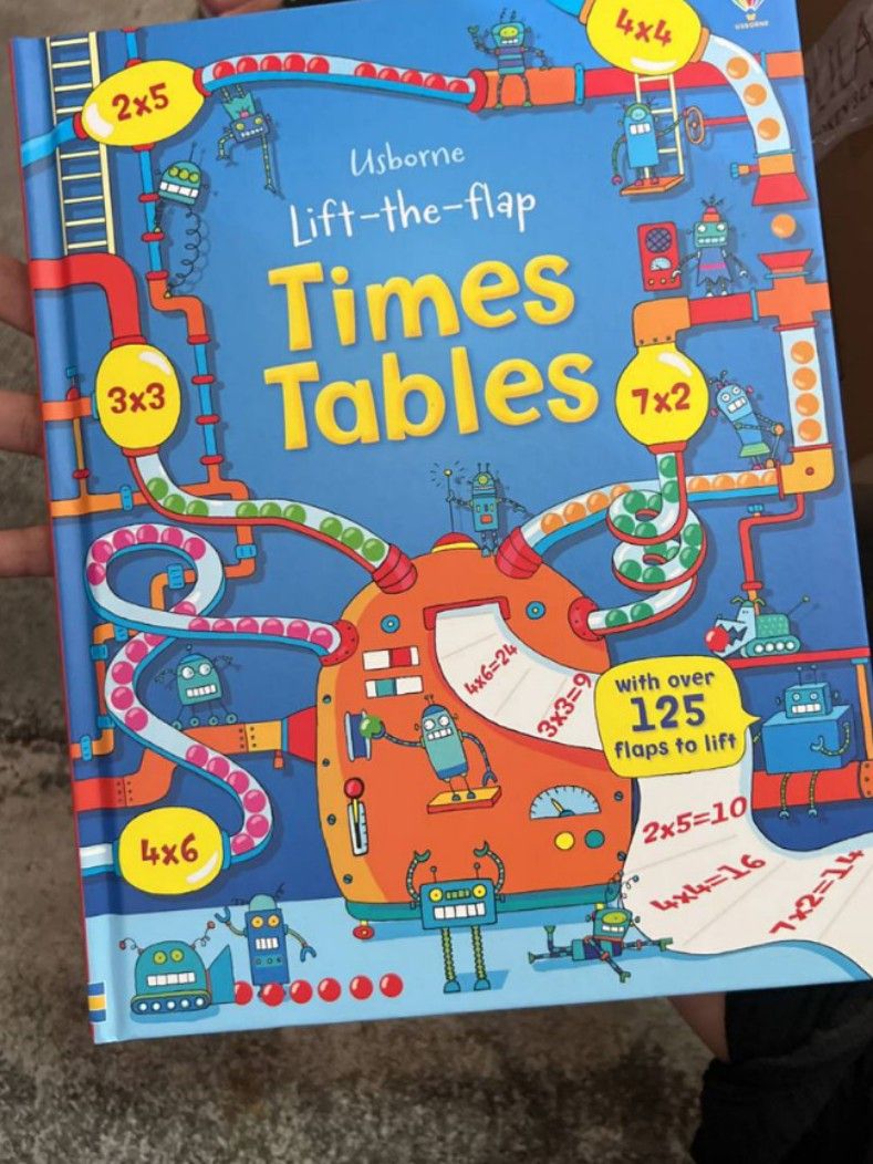 Times Tables Usborne Book (Original MPH Store), Hobbies & Toys, Books