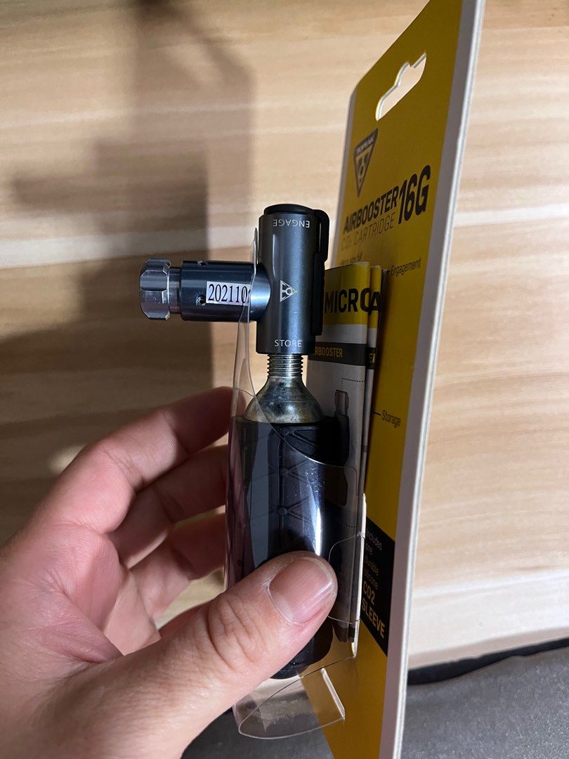 Topeak airbooster 1 CO2 Cartridge, Sports Equipment, Bicycles & Parts ...