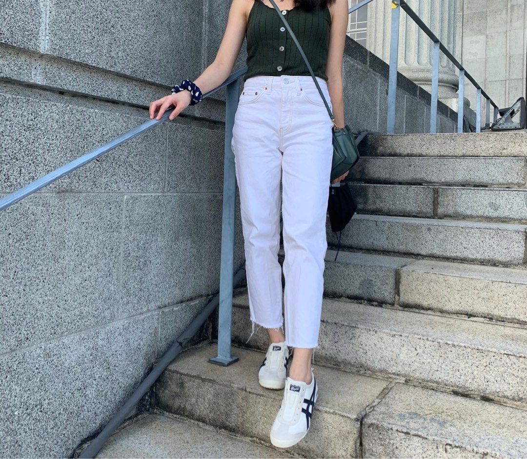 Topshop petite straight leg sales jeans