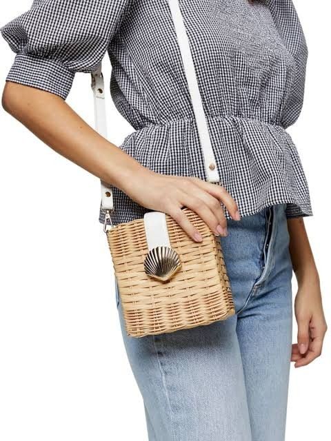 Topshop basket bag cheap