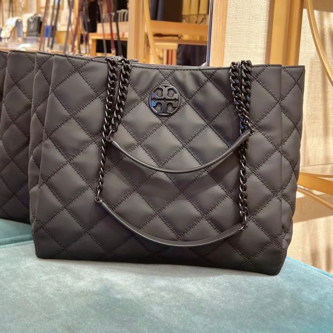 Tory Burch, Bags, Tory Burch Black Willa Tote Bag