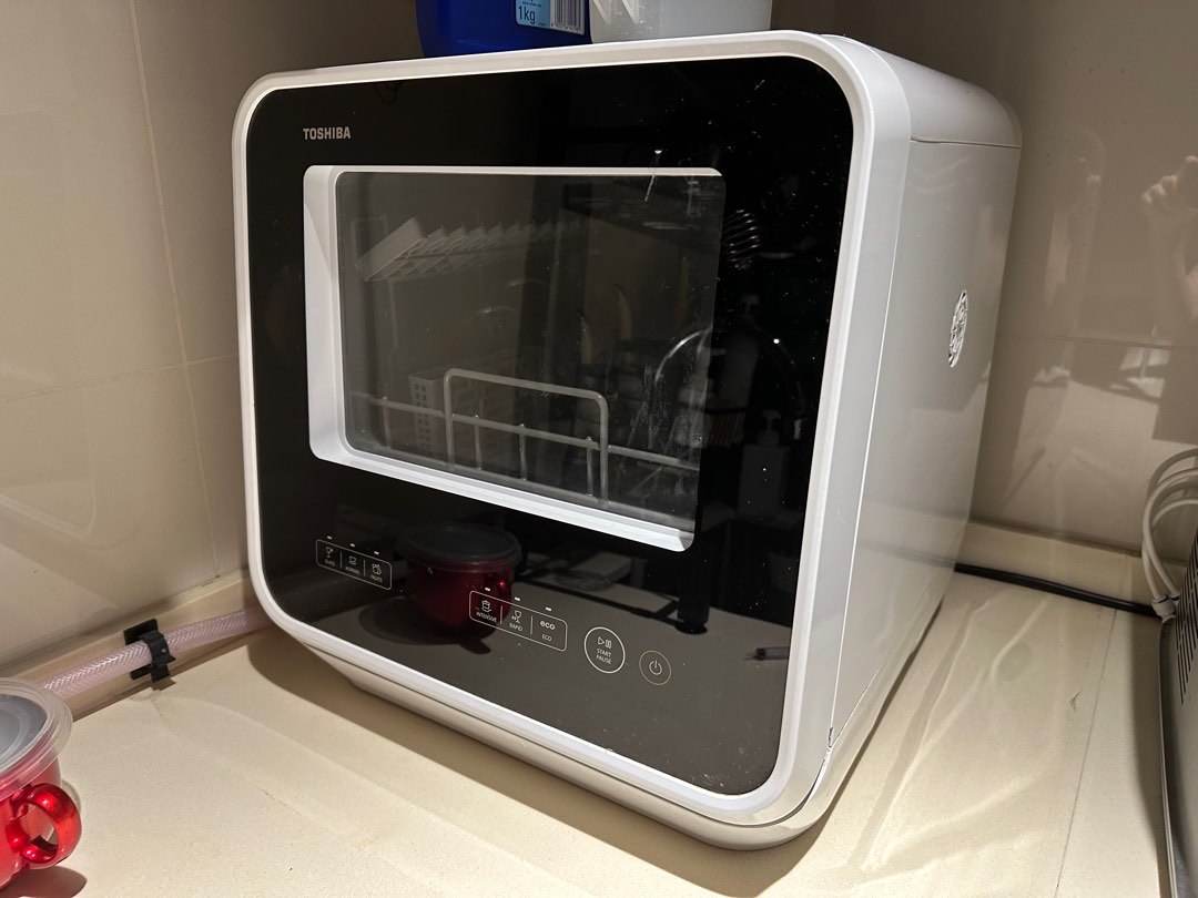 TOSHIBA 5L Portable Countertop Dishwasher, TV & Home Appliances