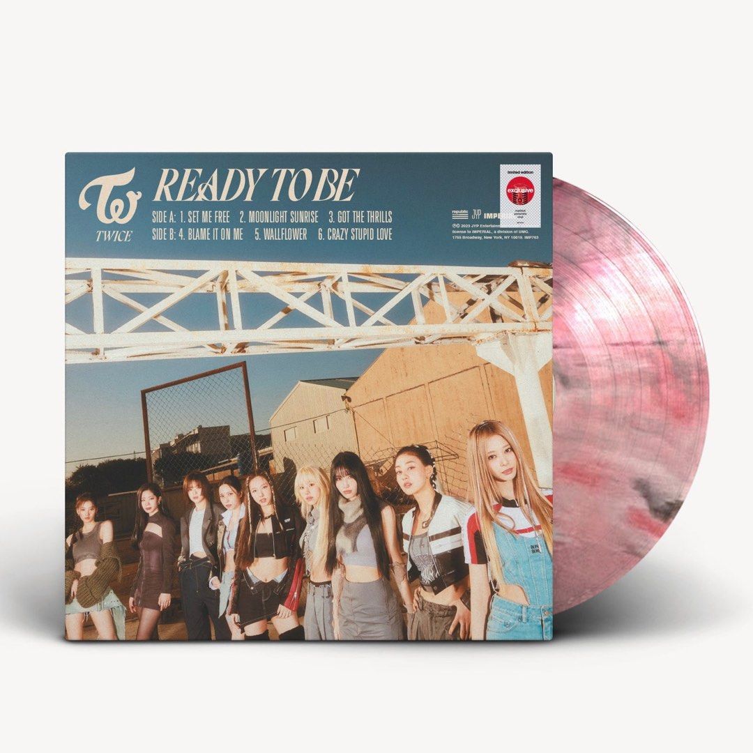 TWICE READY TO BE LPレコード マーブルピンク TWICE READY TO BE LPレコード マーブルピンク