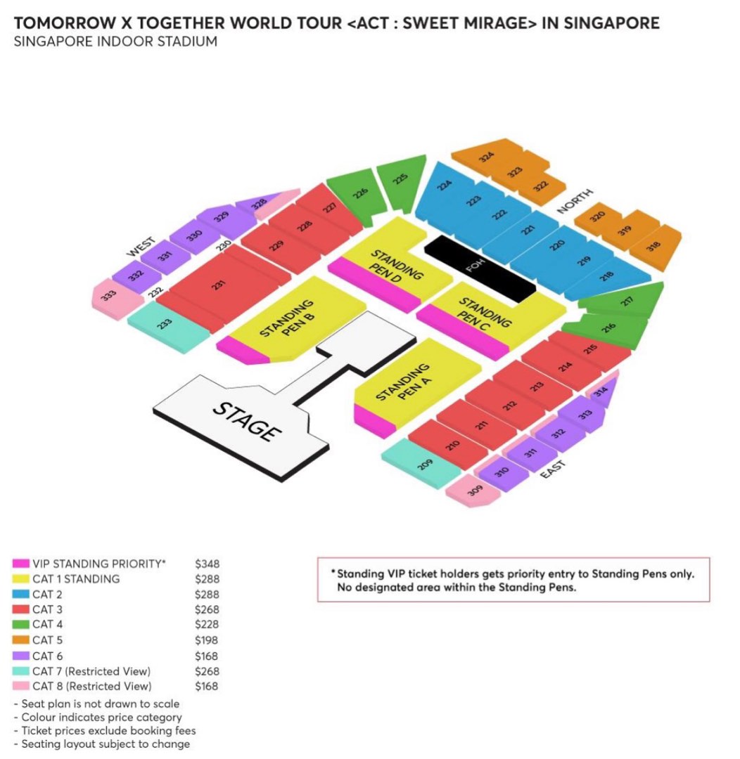 Txt act sweet mirage in singapore, Tickets & Vouchers, Event Tickets on