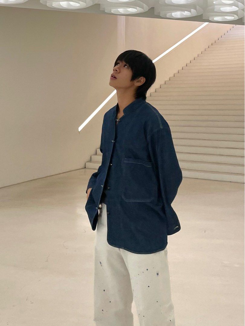 Uniqlo u denim jacket best sale