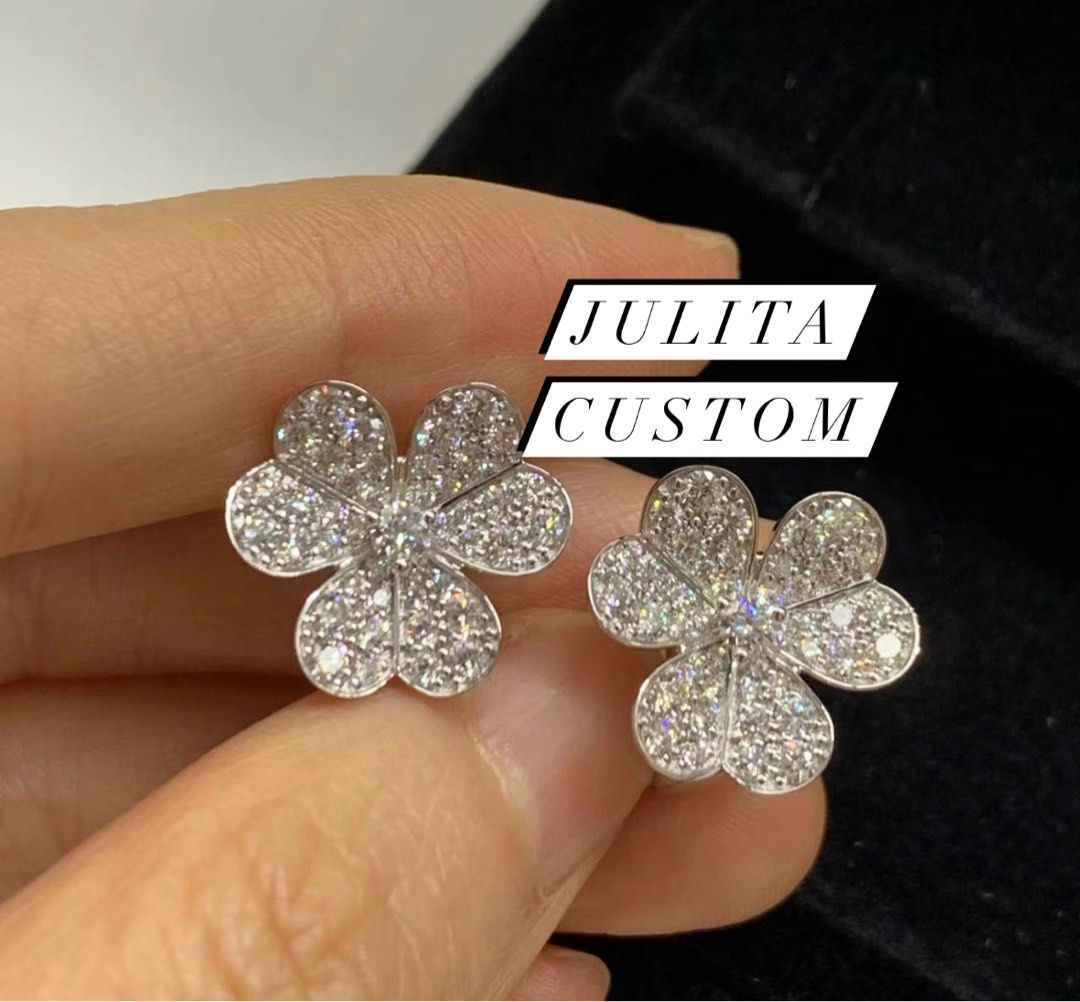 Van cleef arpels frivole earrings deals