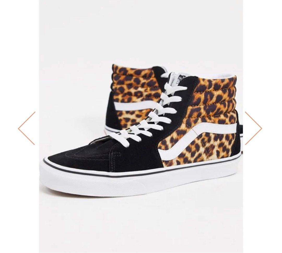 Cheetah vans high tops on sale