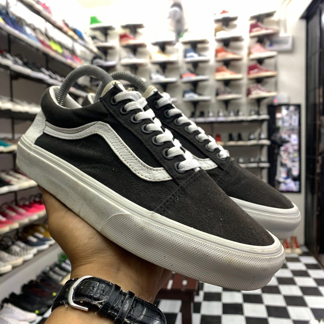 Vans old skool clearance leather mens