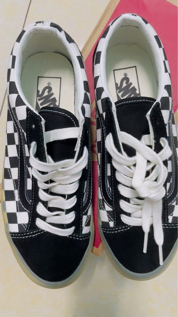 Vans kid size Style 36 Checkerboard Black Marshm EUR 38 UK5