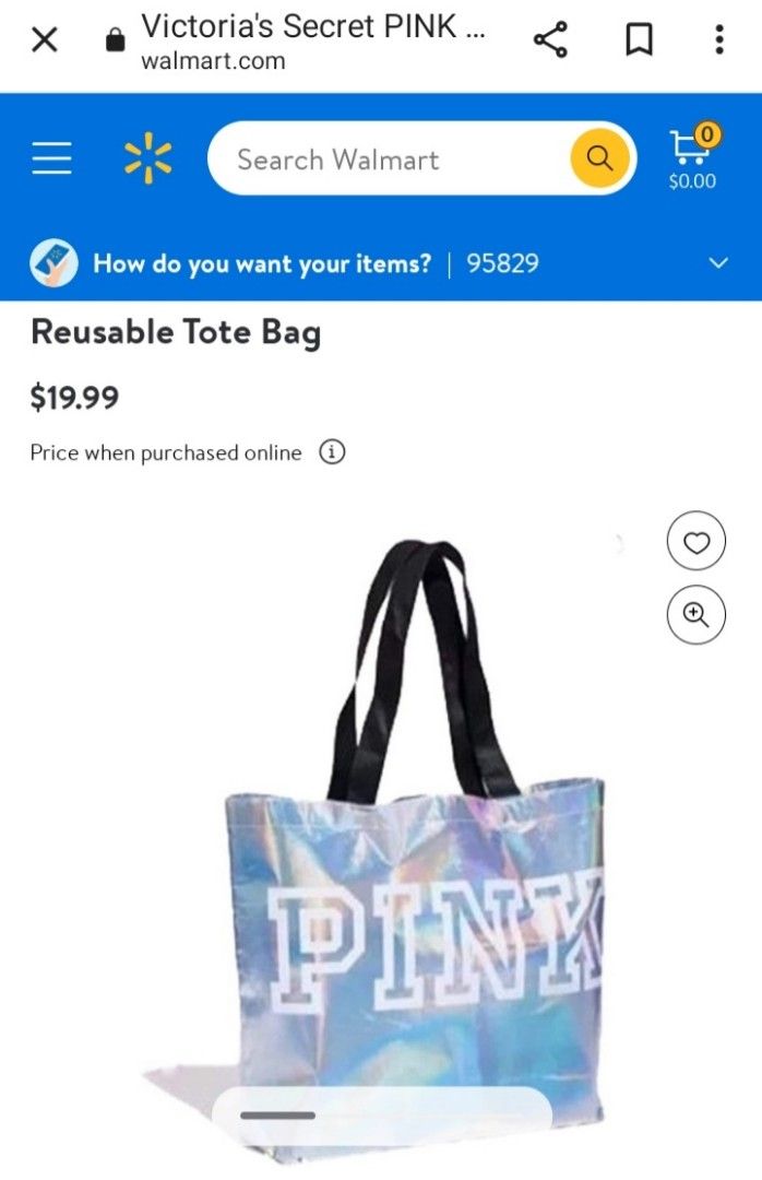 Victoria secret new arrivals iridescent tote