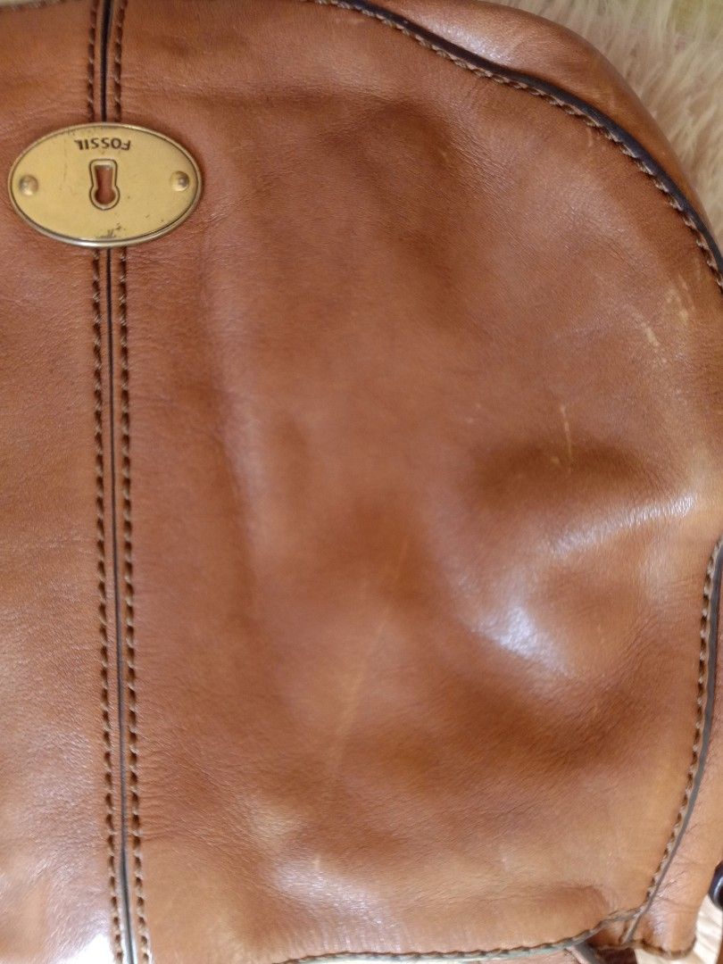Vintage Fossil saddle bag