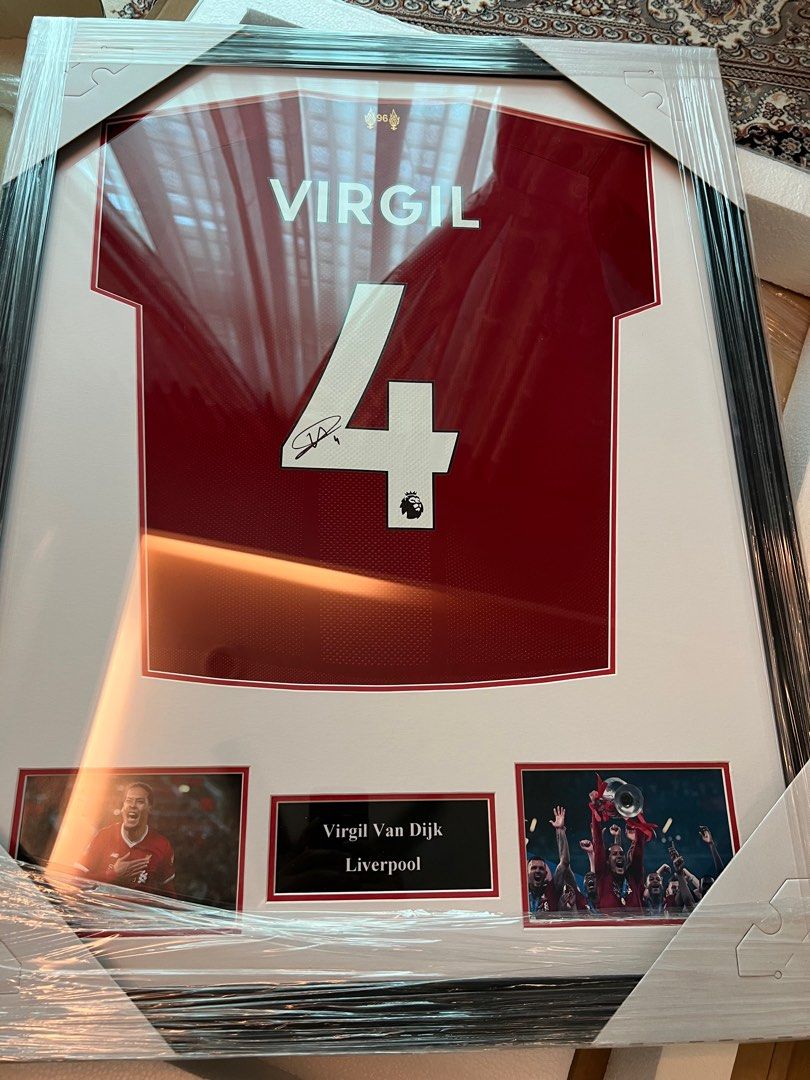 Virgil van dijk signed jersey sales