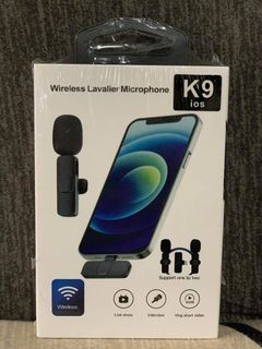 WIRELESS LAPEL MICROPHONE LAVALIER MIC YOUTUBE FACEBOOK TIKTOK LIVE STREAM FOR ANDROID AND IOS