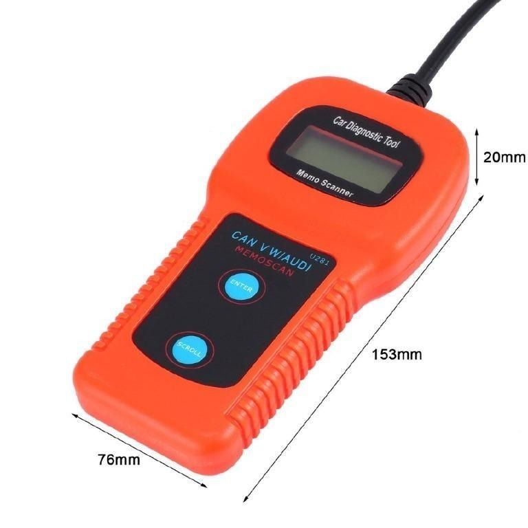 Xtool U281 CAN BUS OBD2 Car Trouble Code Reader Auto Scanner Memo