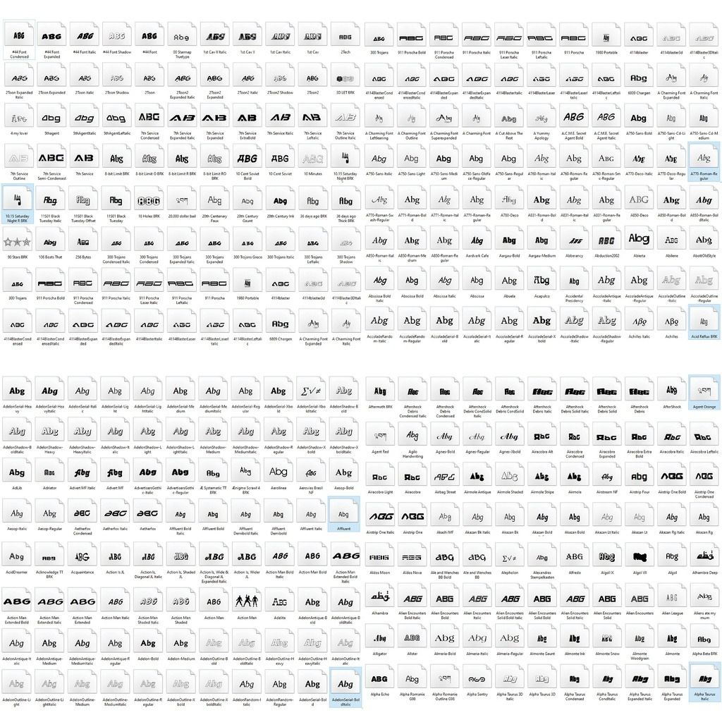 10000 Biggest Font Collection Mega Collection TTF, Computers & Tech ...