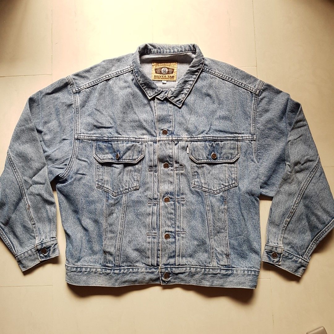 Levis silvertab denim jacket online