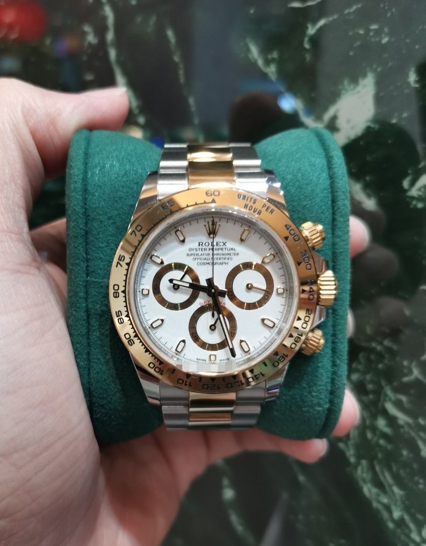 Rolex daytona half gold price best sale