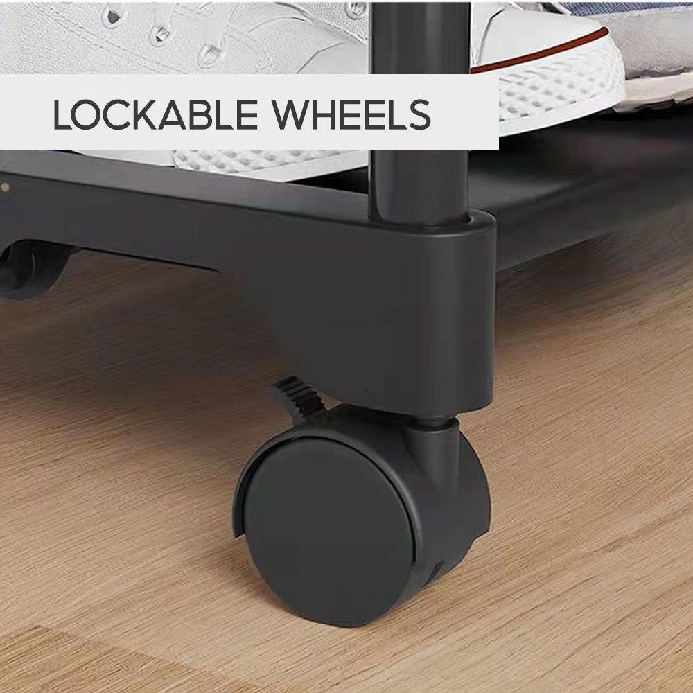 3 In 1 Simple Coat Integrated Combination Garment Roller Clothes Rack