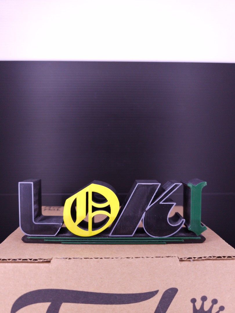 3D Sign Display - Marvel - Loki, Hobbies & Toys, Stationery & Craft ...