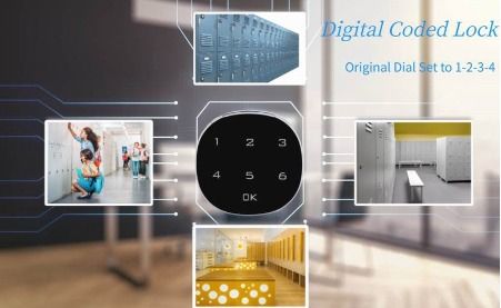 6 Digital / Finger Print Smart Keyless Digital Password Lock Touch ...