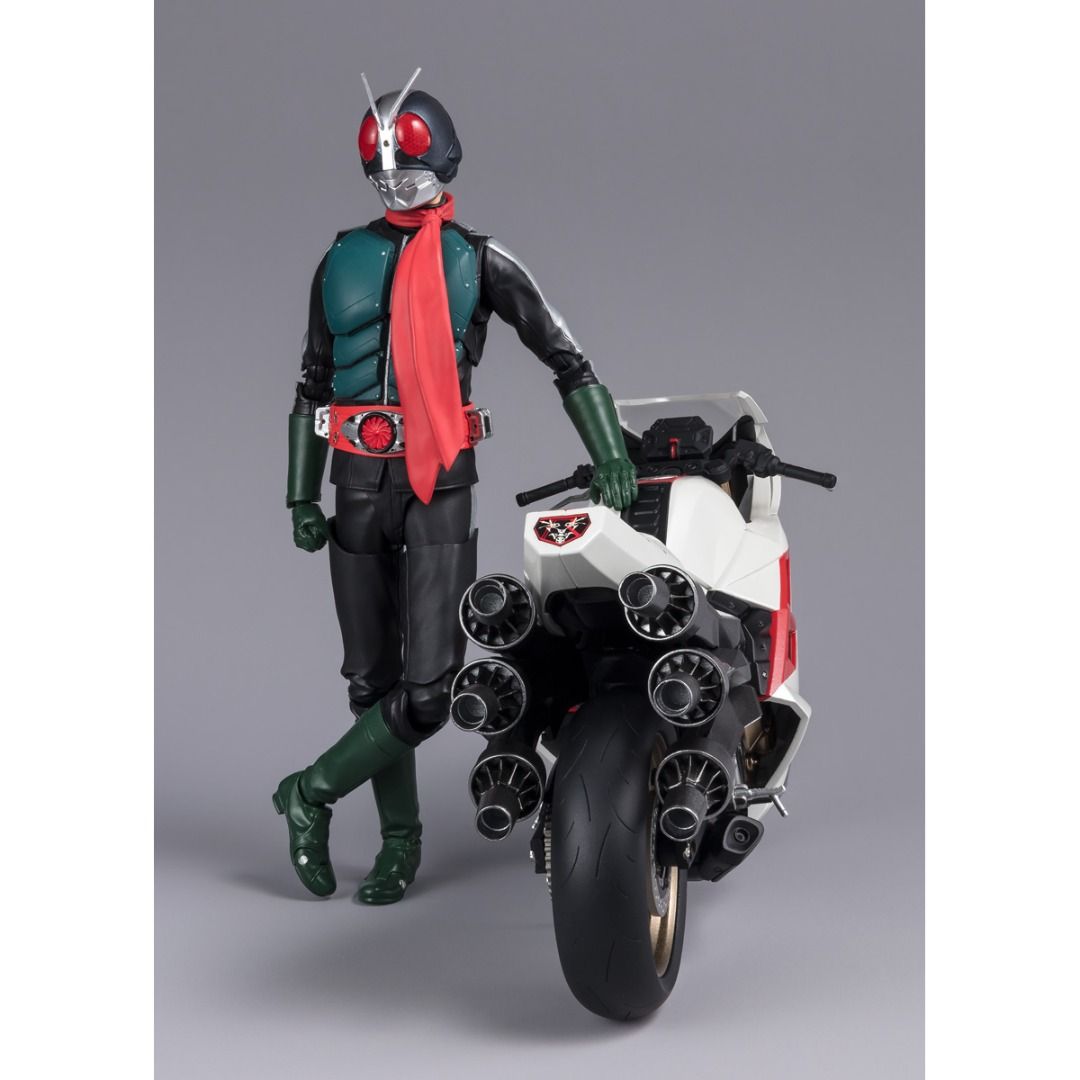 🔥 Bandai 魂限SHF SHIN MASKED RIDER 新幪面超人電單車CYCLONE 真骨雕