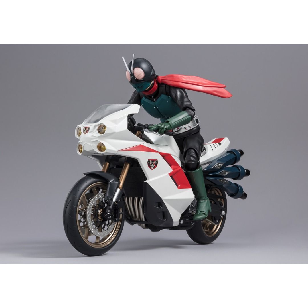 🔥 Bandai 魂限SHF SHIN MASKED RIDER 新幪面超人電單車CYCLONE 真骨雕