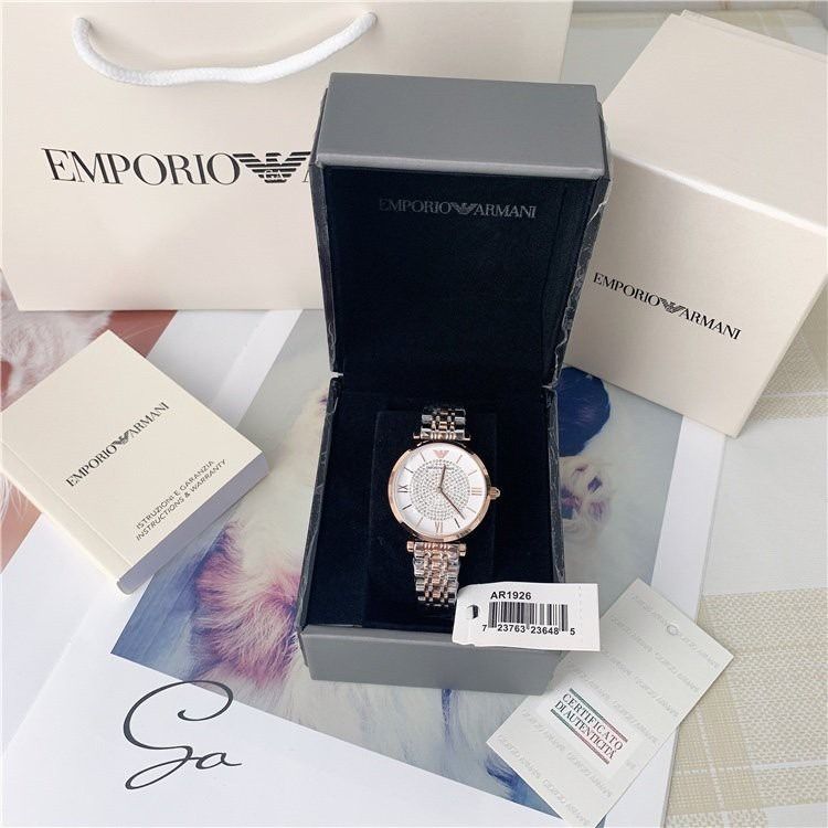 ❤️ EASTER SALE ?Emporio Armani Classic Rose Gold White Silver Women's  Watch AR1926, Women's Fashion, Watches & Accessories, Watches on Carousell