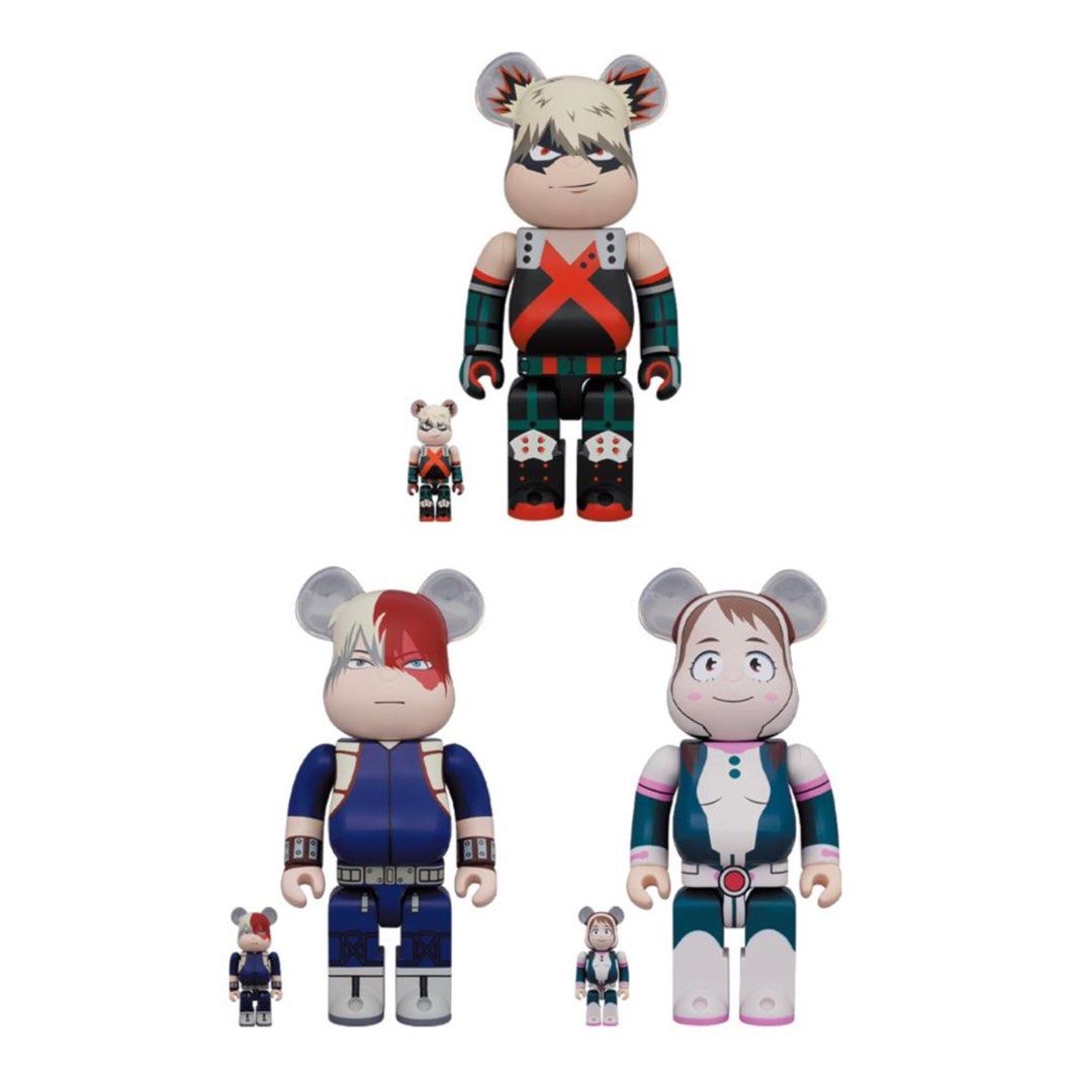 BE@RBRICK 轟焦凍 爆豪勝己 麗日お茶子 100％ & 400％ www.paths-edu.com