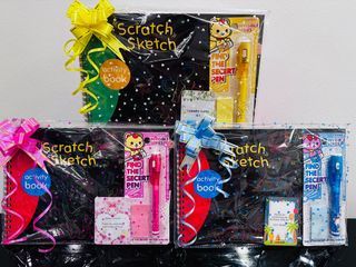 🌟 Same Day Service Available 🌟 Sketch Book and Magic Ink Pen Goodie Bag Set | Return Gift | Farewell Present | Door Gift | Children Kids Birthday Party