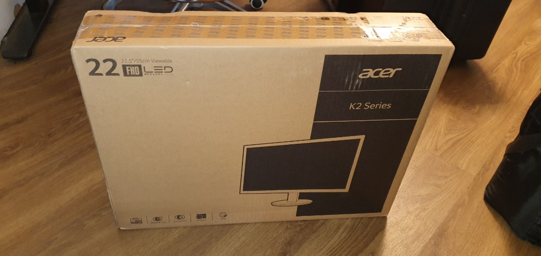 Acer LCD Monitor K222HQL, Computers & Tech, Parts & Accessories ...