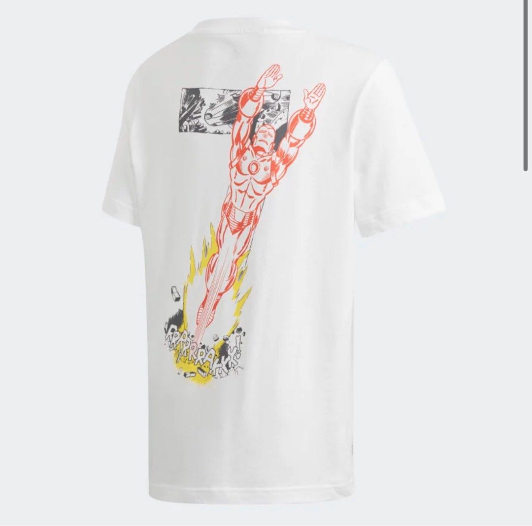 Adidas Marvel Iron Man Graphic Tee Men s Fashion Tops Sets