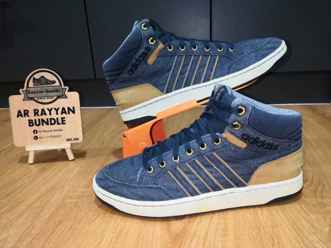 ADIDAS NEO MIDCUT 9UK MATERIAL DENIM