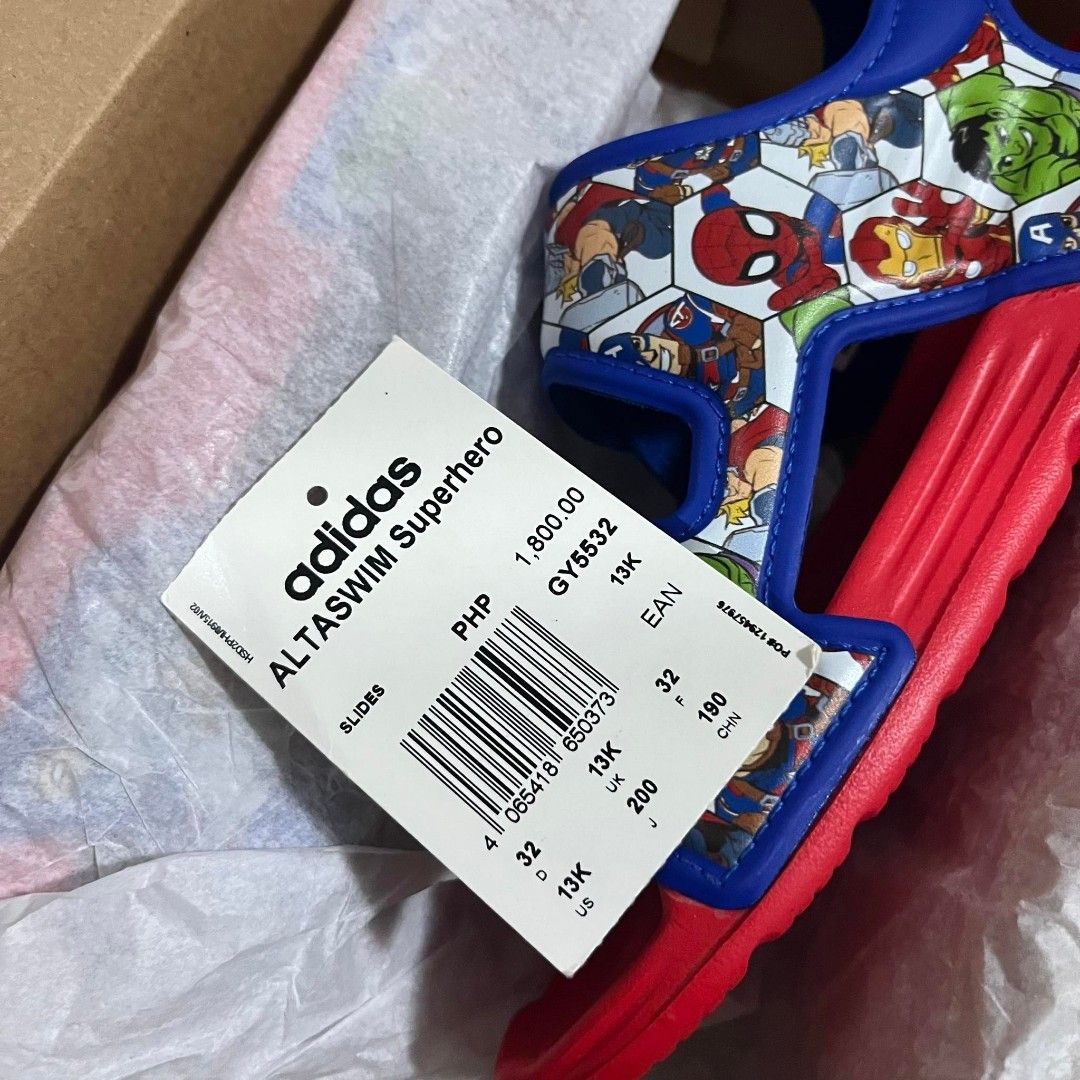 ADIDAS X MARVEL SUPER HERO ADVENTURES ALTASWIM SANDALS, Babies u0026 Kids,  Babies u0026 Kids Fashion on Carousell
