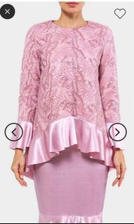 Aere Serene Lace Top in Light Pink