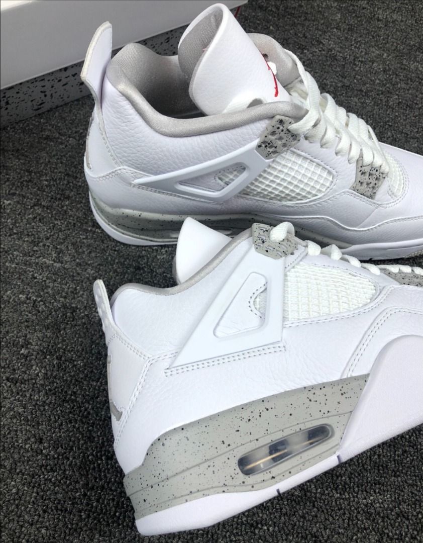 😊全新正貨Air Jordan 4 retro ''tech white'' CT8527-100 size：40-46